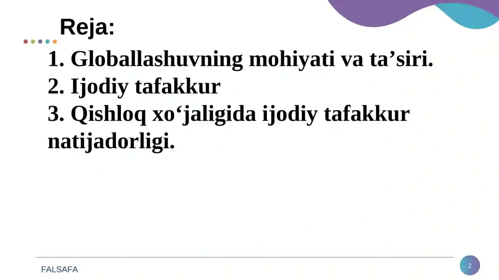 Globallashuvning mohiyati va ta’siri 2