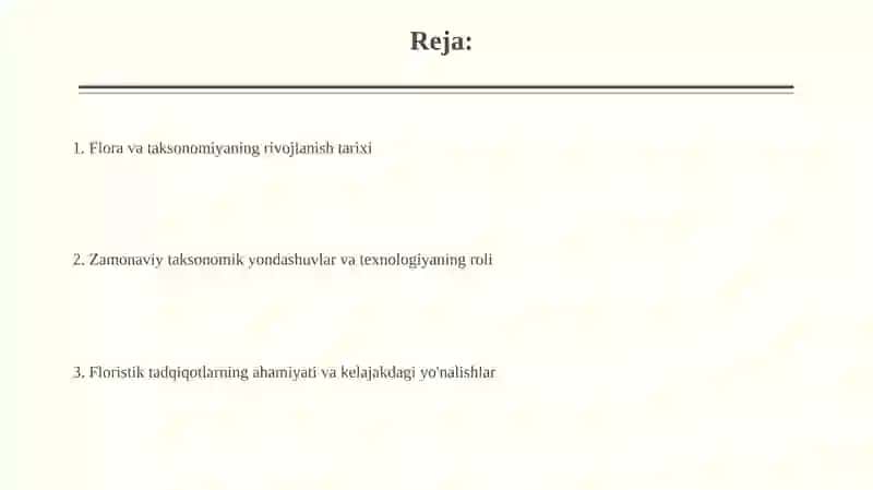 Flora va taksonomiya fanining rivojlanishida olimlarning xissasi 2