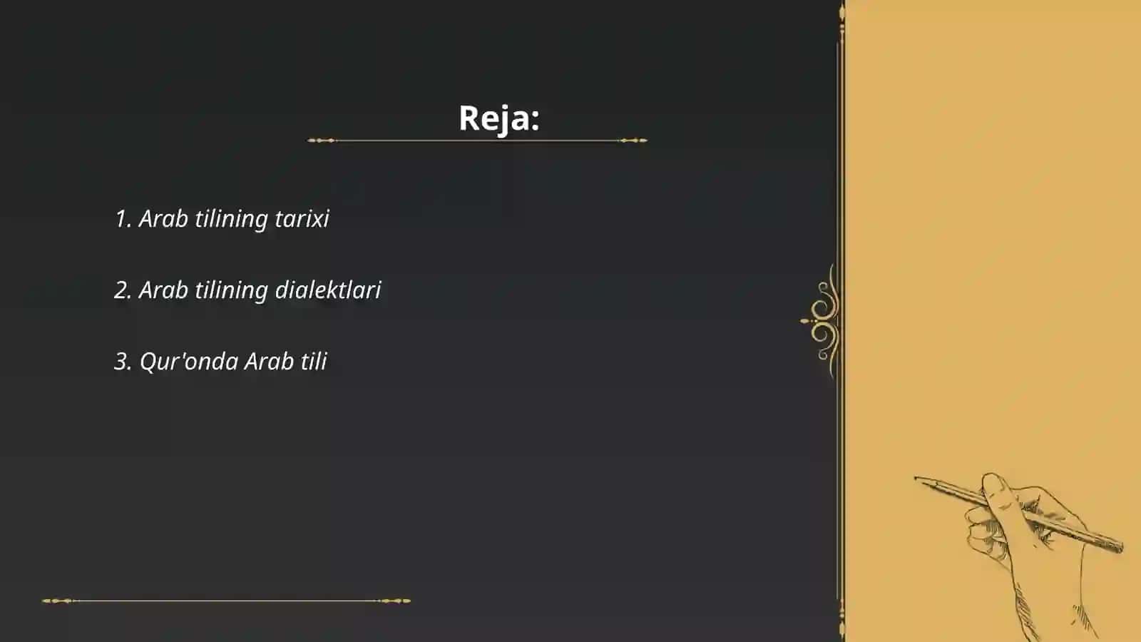 Arab tili haqida 2