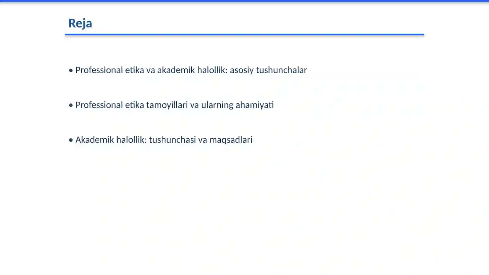 Professional etika va akademik halollik tamoyillari 2