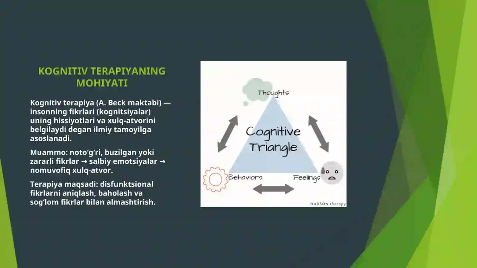 KOGNITIV TERAPIYA 2