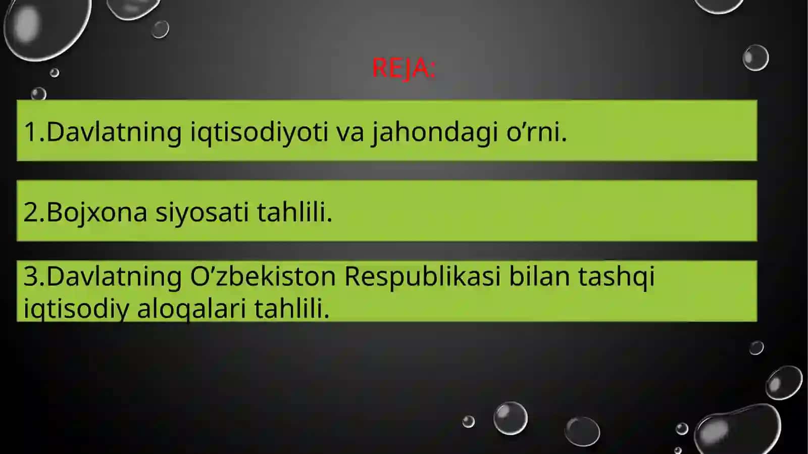 TUNIS mamlakati bojxona  siyosati tahlili 2