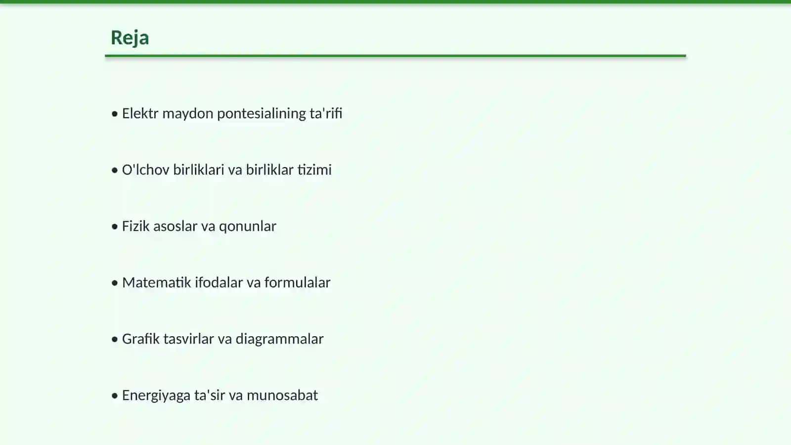 Elektr maydon pontesiali 2