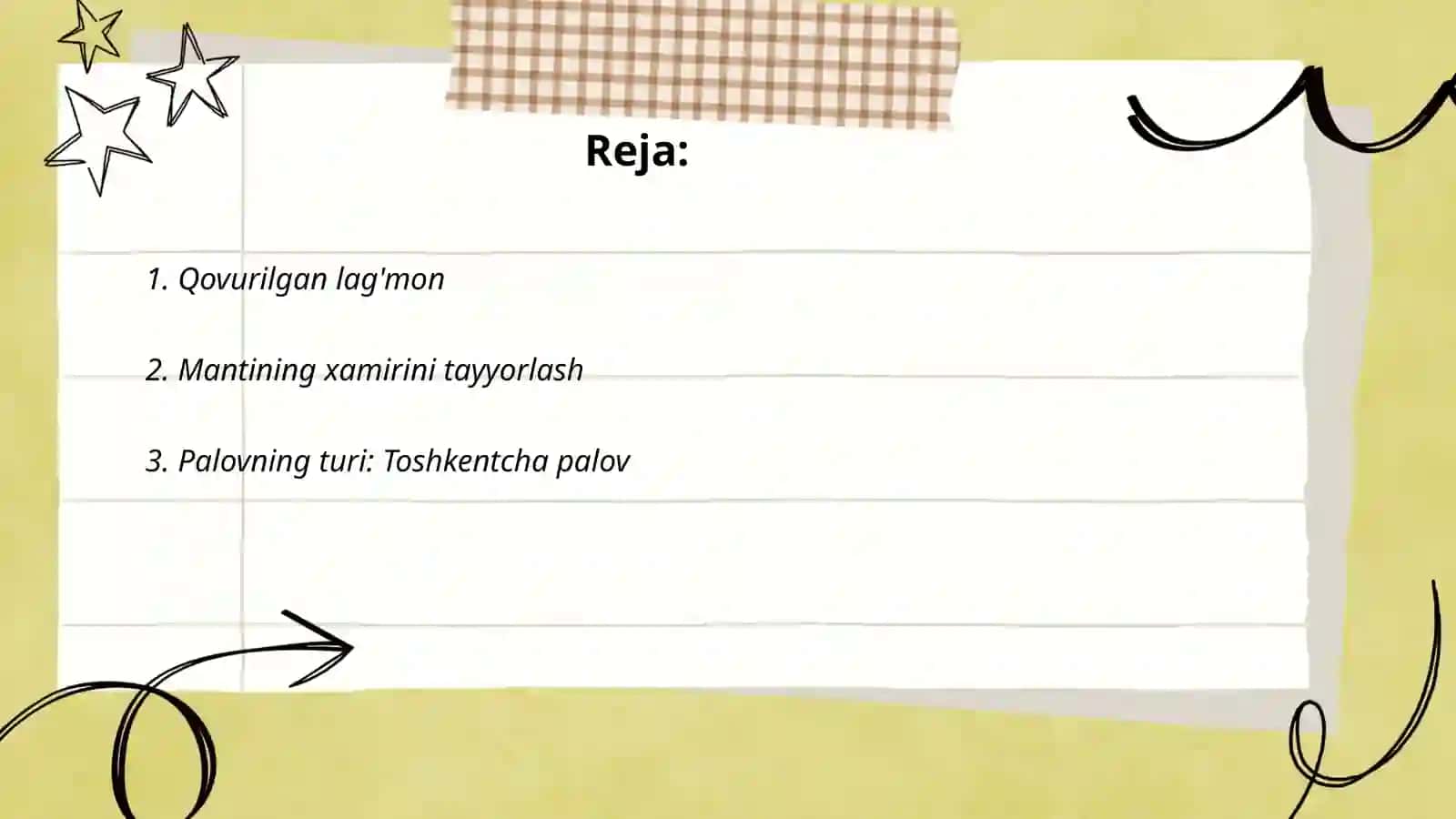 Qovurilgan lag'mon 2