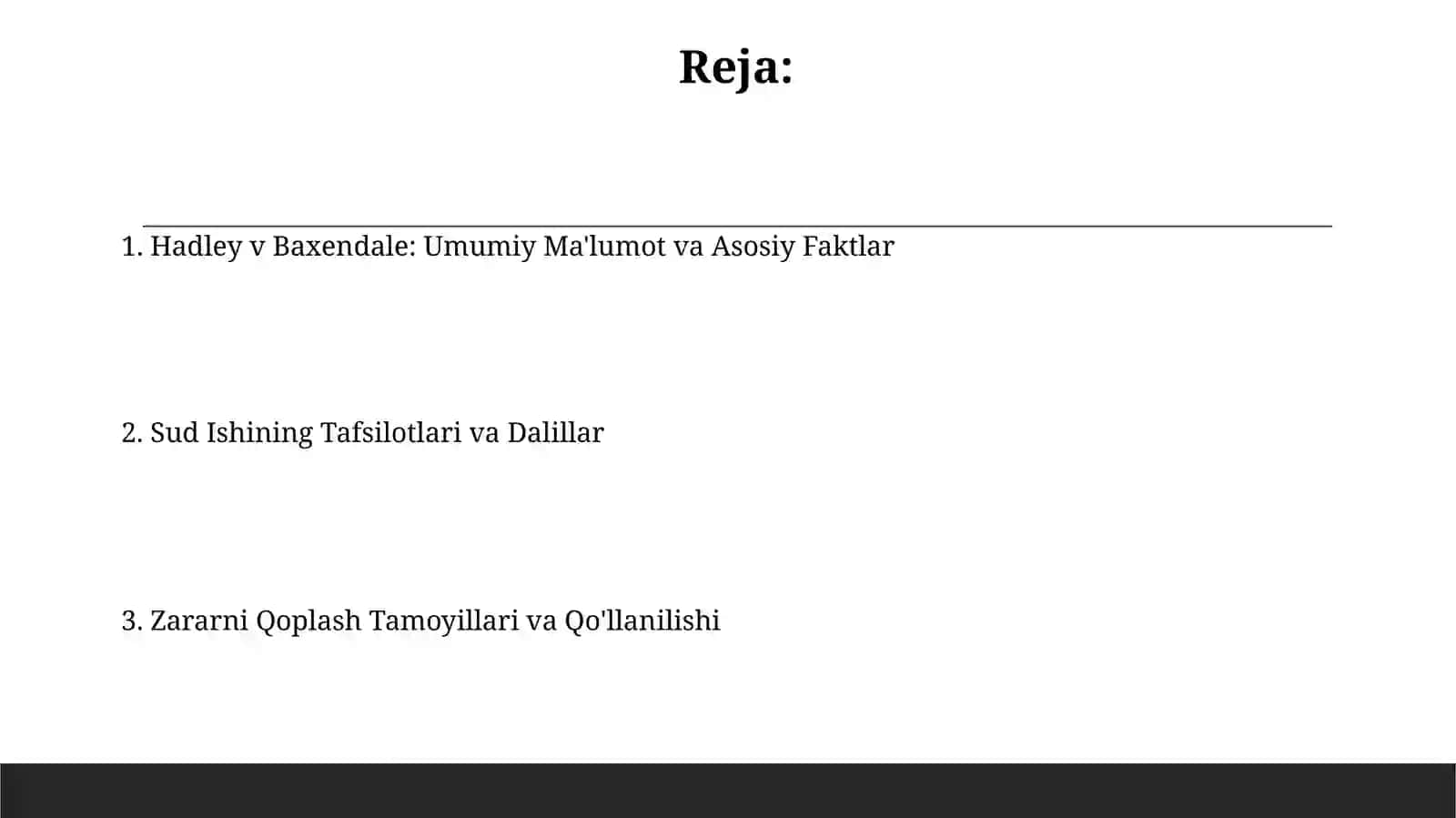 Hadley v Baxendale 2