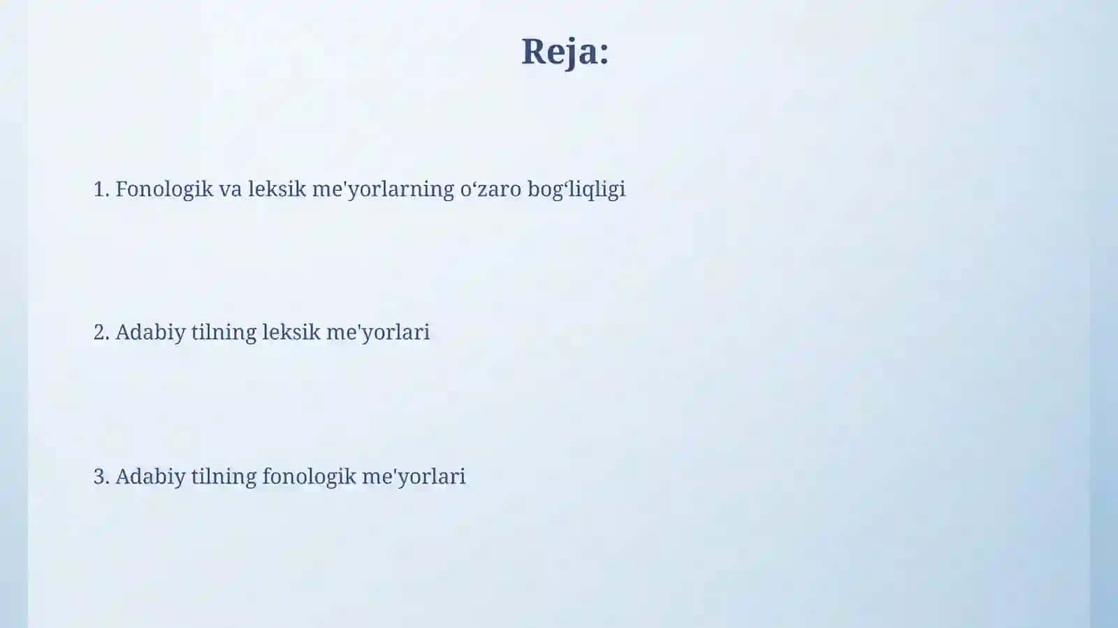 Adabiy tilning fonetik va leksik meʼyorlari 2