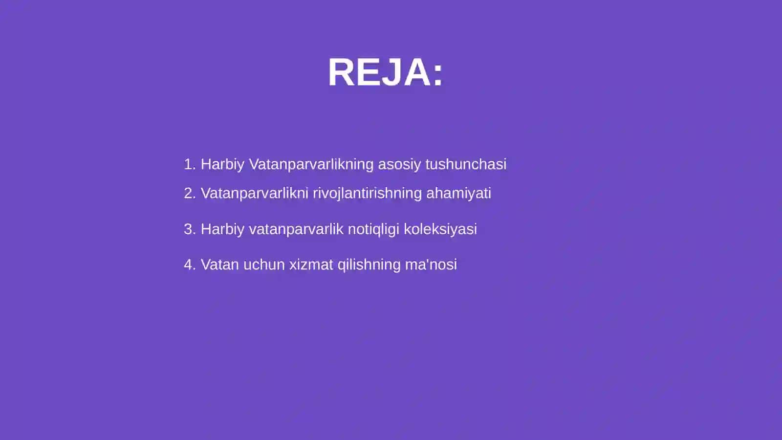 Harbiy Vatanparvarlik notiqligi prsentatsiya 2
