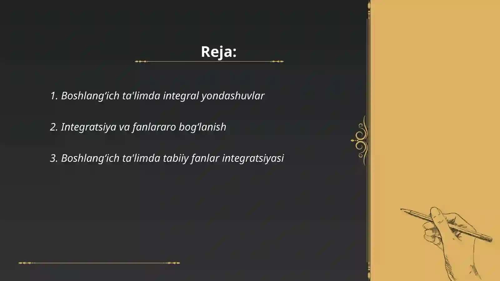 Boshlangʻich taʼlimda integratsiya 2