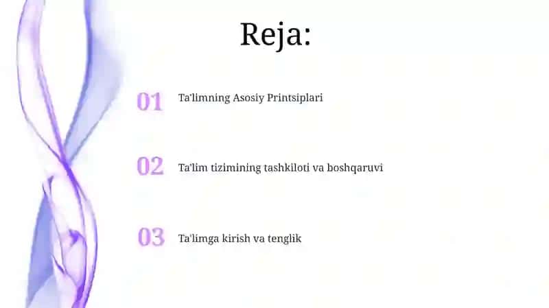 Ta'limning Asosiy Printsiplari 2