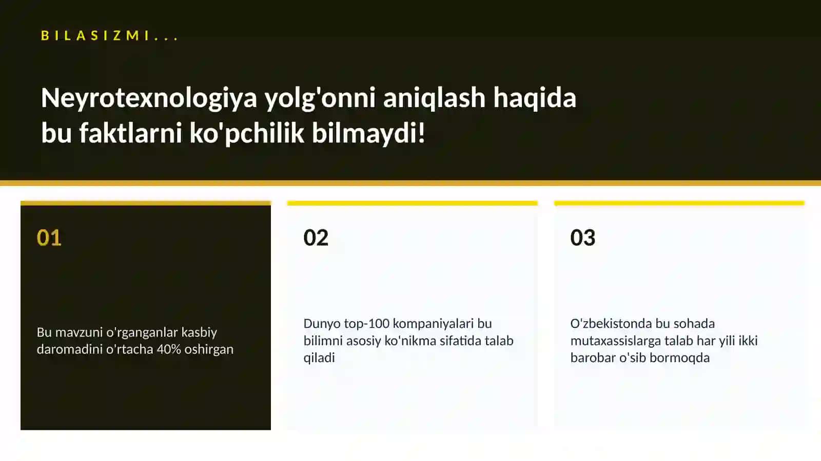 Neyrotexnologiya yolg'onni aniqlash 2