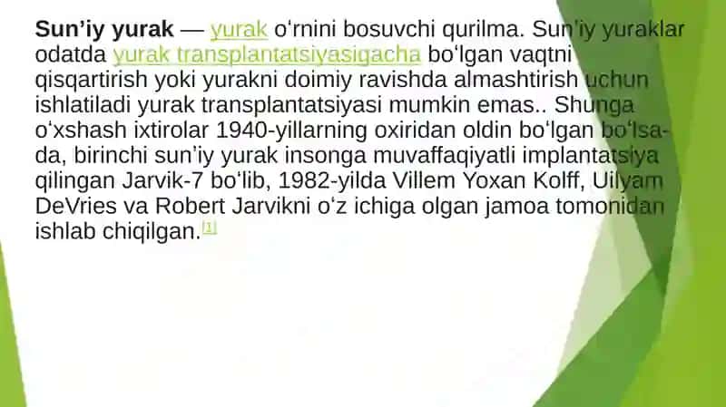 Suniyyuraklar organ hosil qilish uchun materillar 2