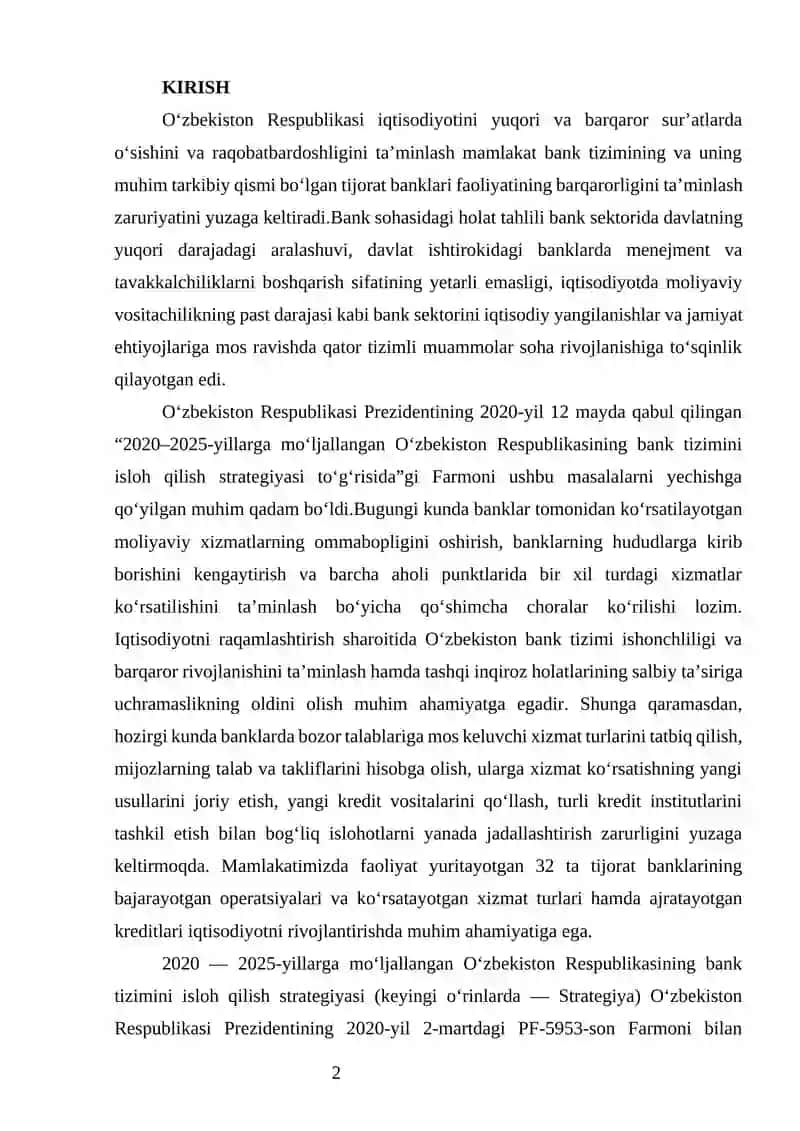 KREDITNING ZARURLIGI, FUNKSIYALARI, TURLARI VA SHAKLLARI 2
