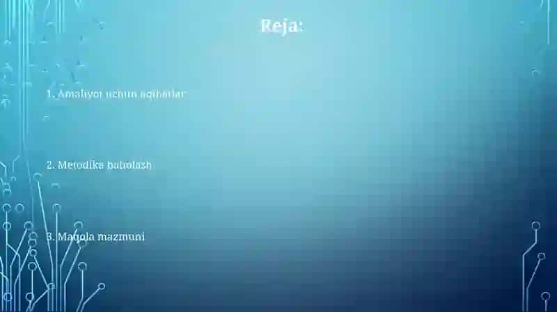 O'qitishning yangi usullari 2