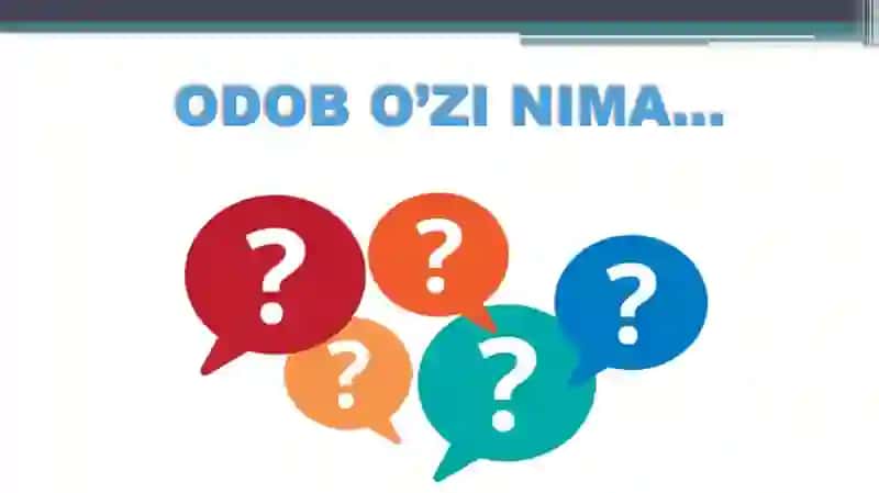 IJTIMOIY ODOBLAR 2