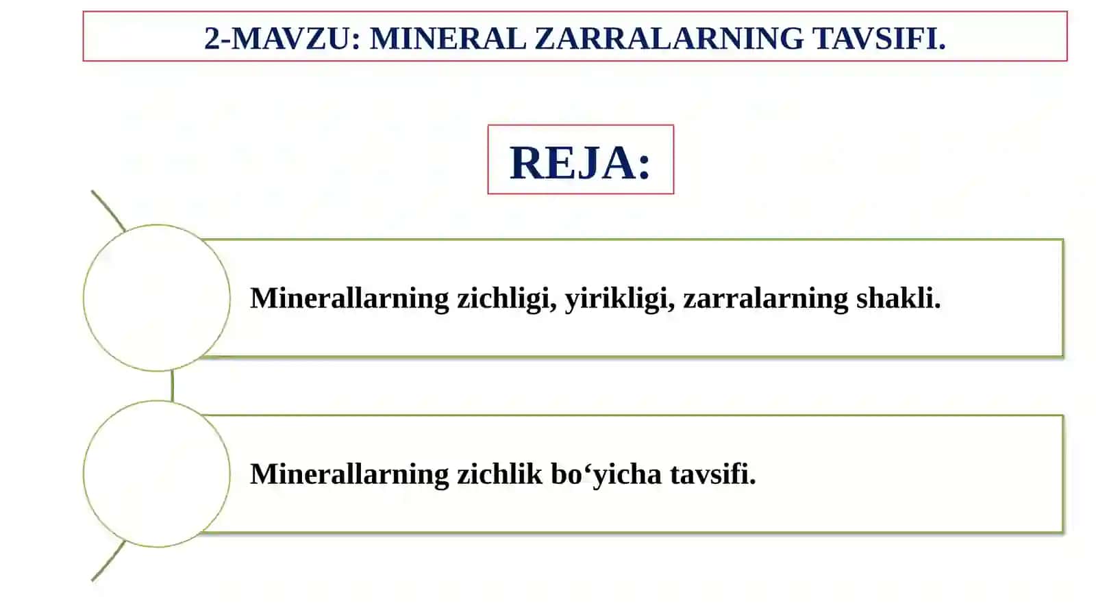 MINERAL ZARRALARNING TAVSIFI 2