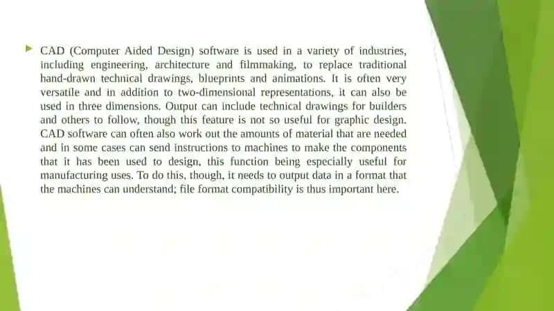 CAD (Computer Aided Design) software 2