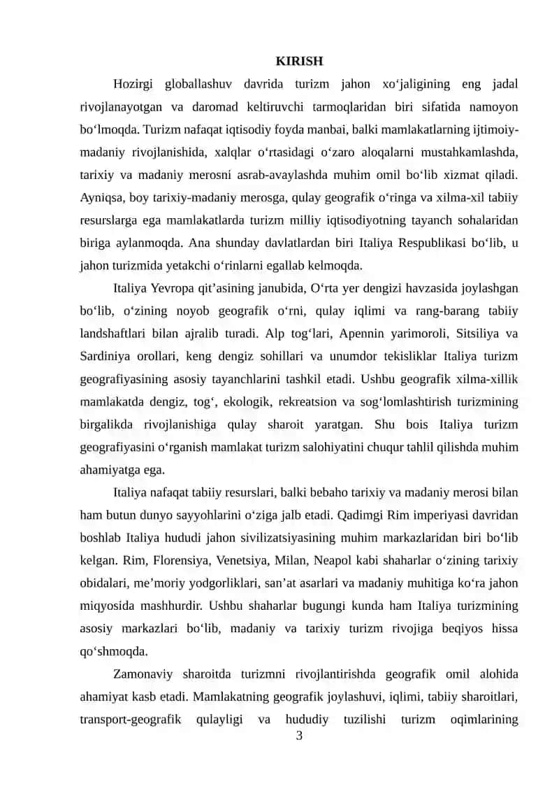 ITALIYA TURIZM GEOGRAFIYASI VA TARIXIY SHAHARLARI 2