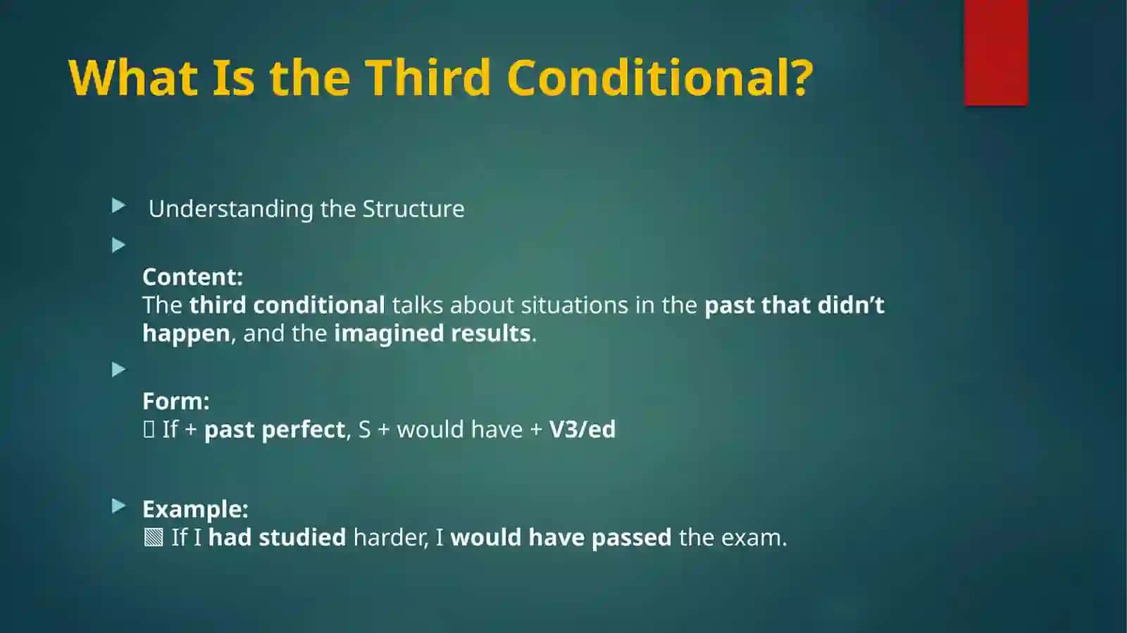 The Third Conditional 2