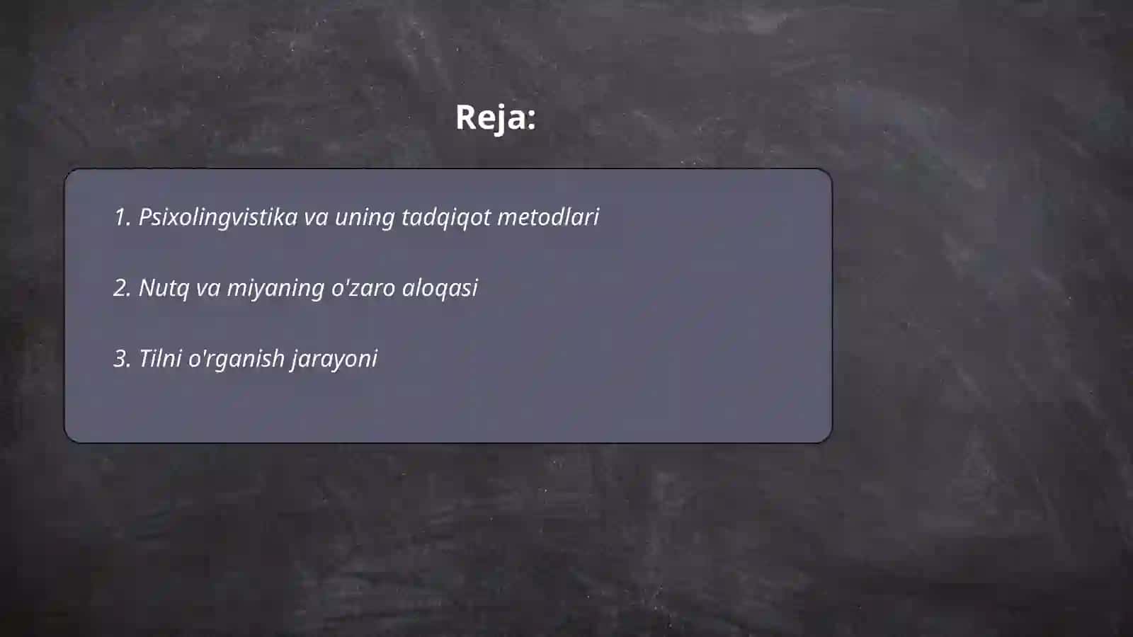 Psixolingvistika fani uchin zaruriy adabiyotlar 2