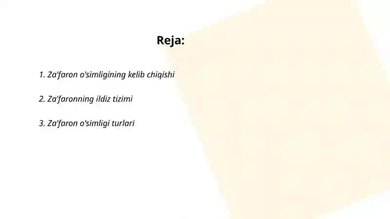 Za'faron o'simligi 2