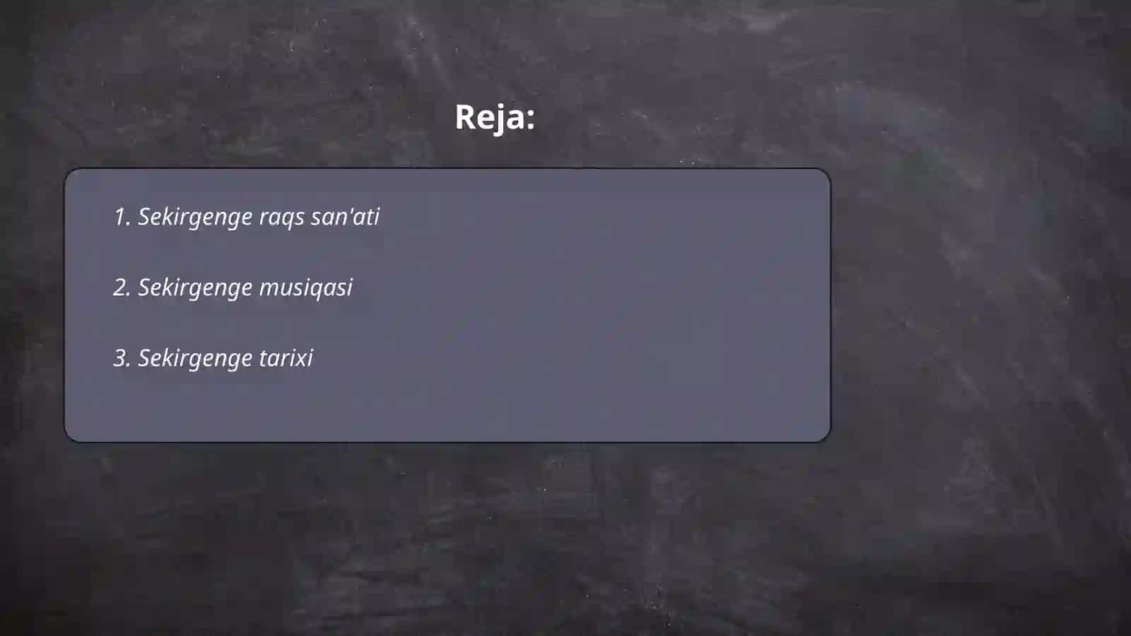 Sekirgenge uqsap juwiriw 2