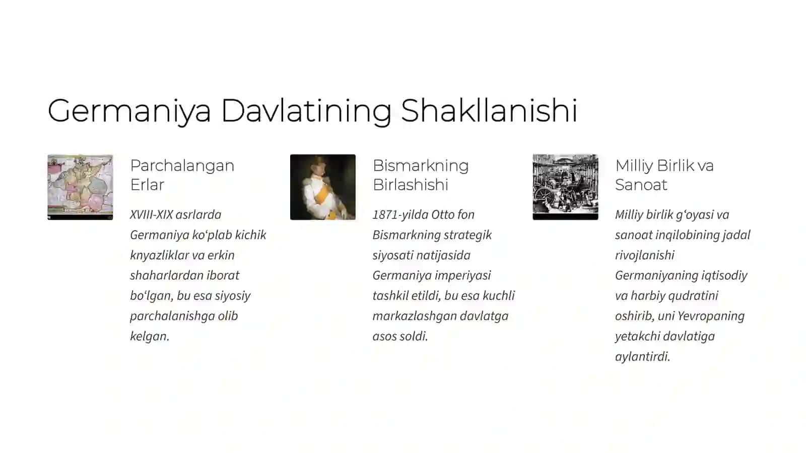 Germaniya Davlati Tarixi 11-sinf Jaxon tarixi 2