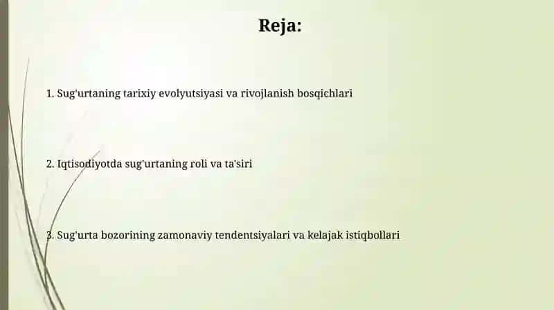 Sug’urtaning Evolyutsiyasi 2