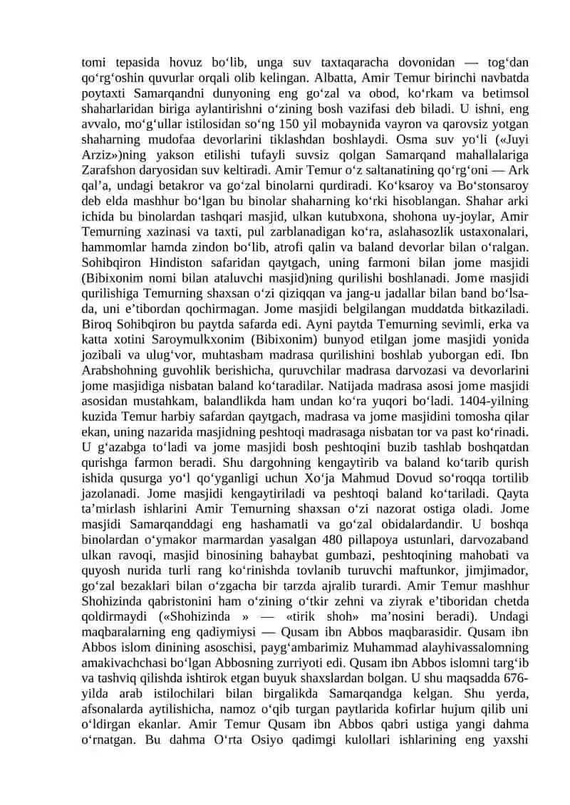 Temuriylar hukmronligi davrida siyosiy, ijtimoiy-iqtisodiy hayot 2