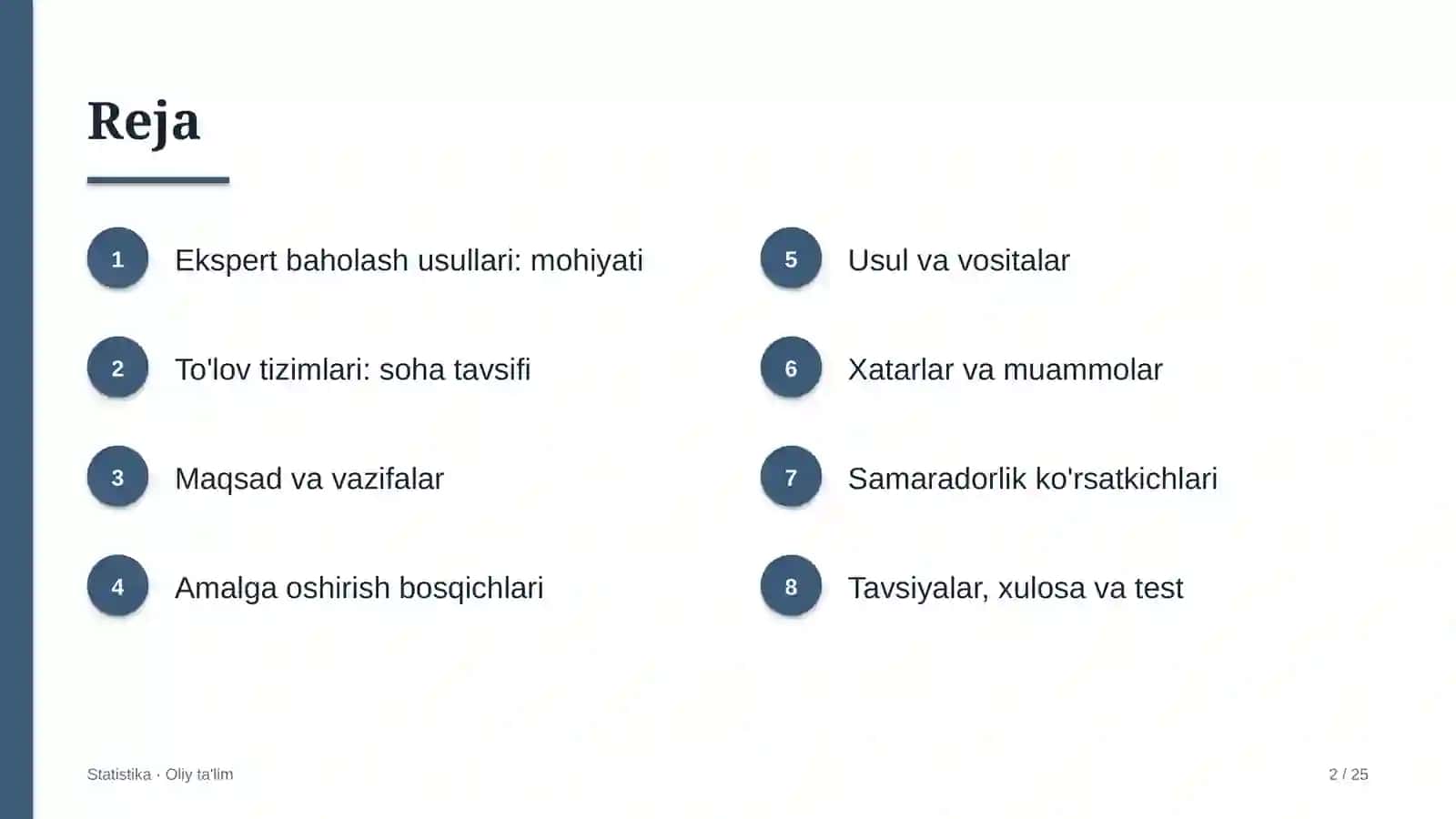 To'lov tizimlarida ekspert baholash usullari 2