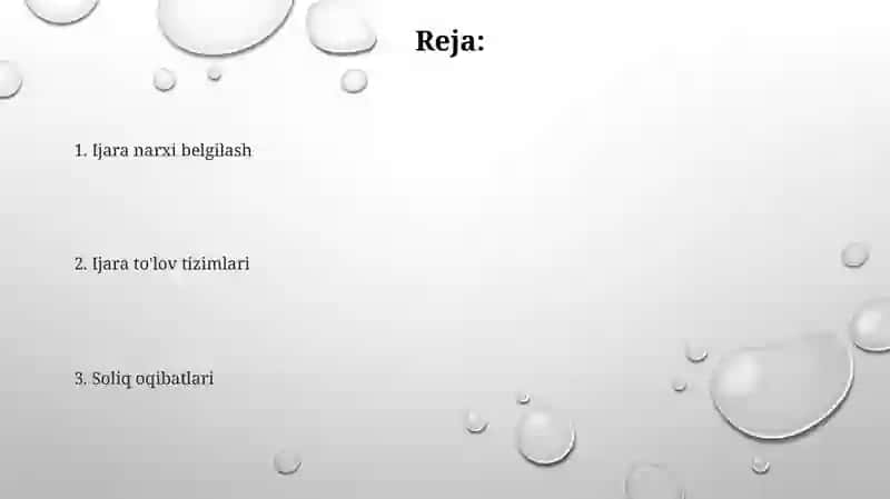 Qishloq xo'jaligi ijara xaqi va renta 2
