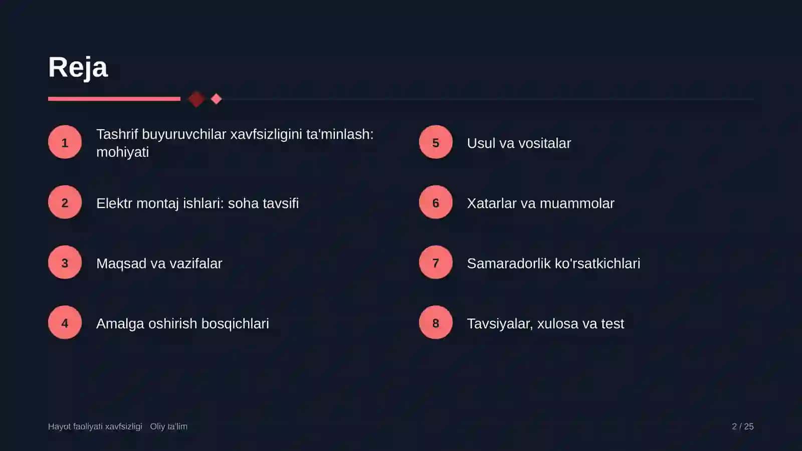 elektr montaj ishlarida tashrif buyuruvchilar xavfsizligini ta'minlash 5484 2