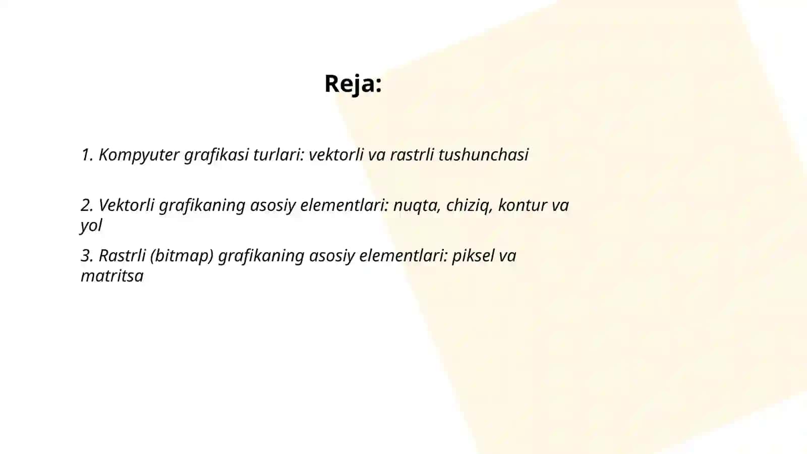 Kompyuter grafikasi turlari 2