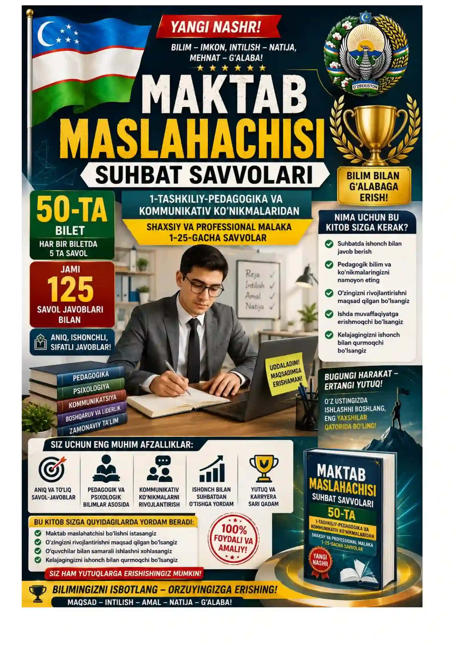 MAKTAB MASLAHACHISI SUHBAT SAVVOLARI 500 2