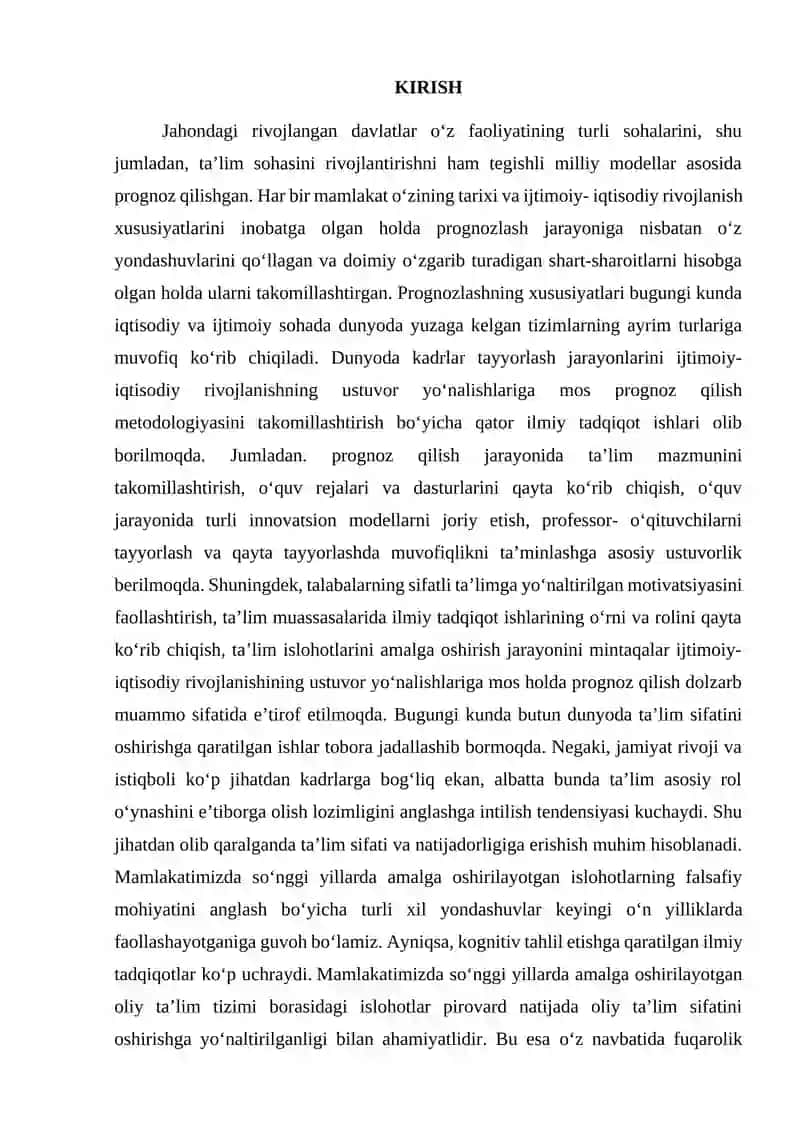 Yangi O'zbekistonda Oliy Ta'lim Sifatini Oshirishdagi Islohotlar 2