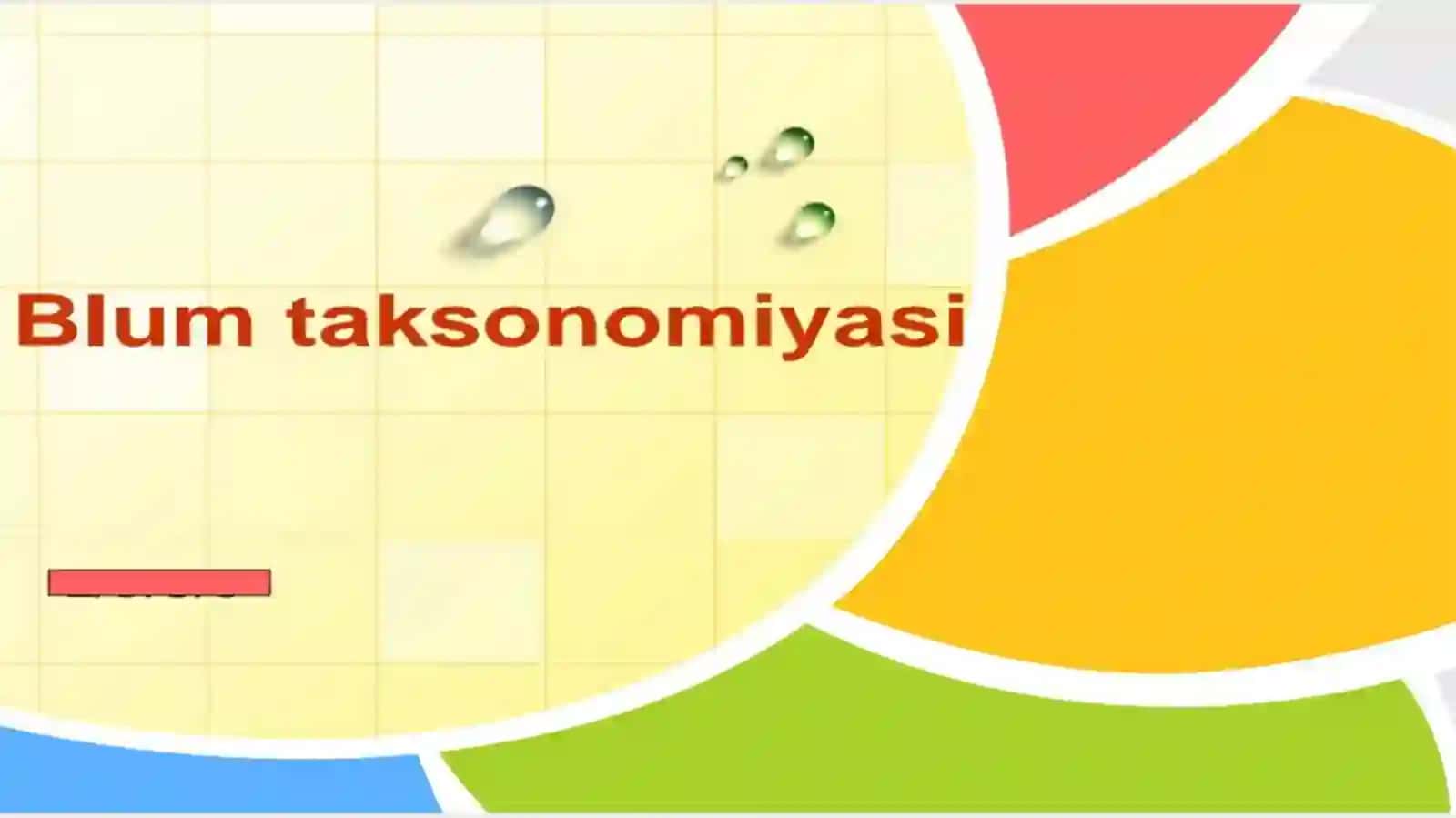 Blum taksonomiyasi va fan uchun ahamiyati 2