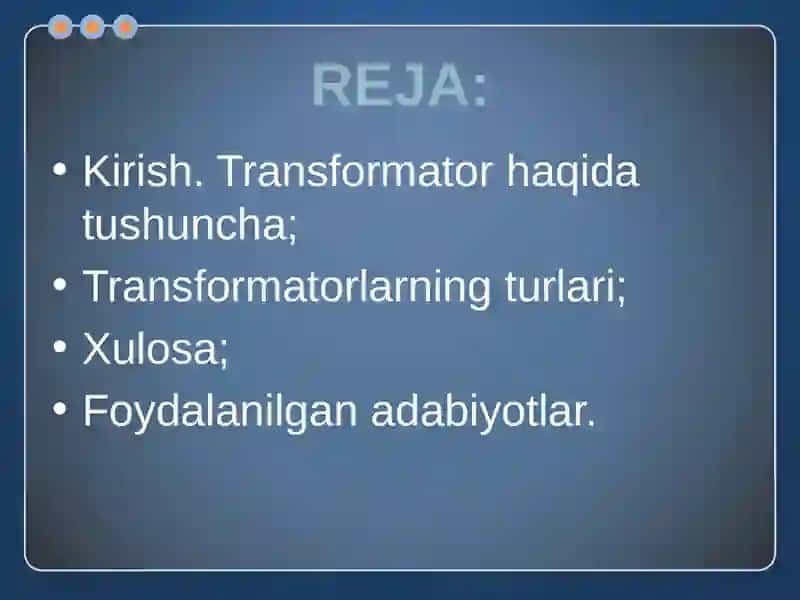TRANSFORMATORLAR 2