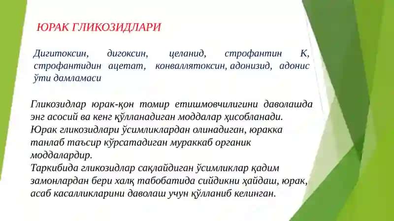 Юрак Гликозидлари 2