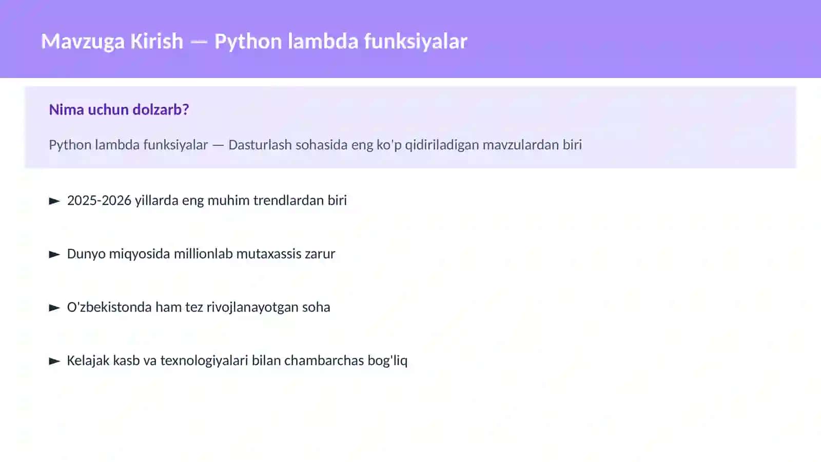 Python lambda funksiyalar 2