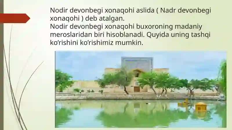 Nodir Devonbegi Xonaqohi 2