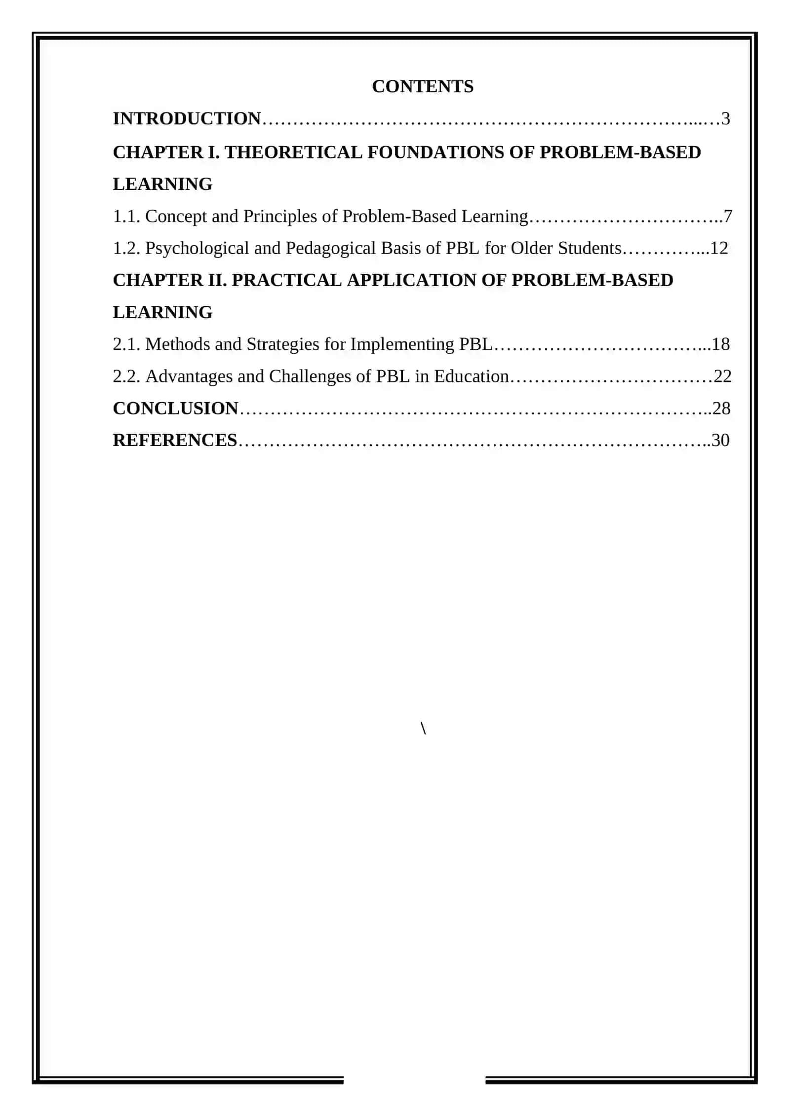 Problem-based learning for older students 2