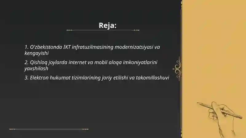 O'zbekistonda IKTnıǹ rawajlanıwı 2