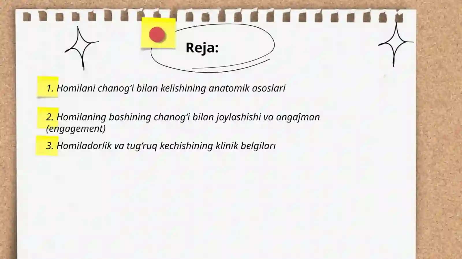 Homilani chanogʻi bilan kelishi 2