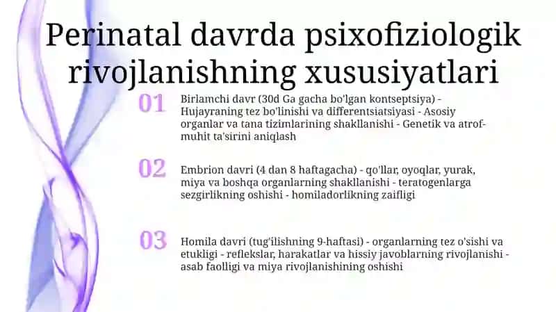 Peranatal Va Chaqaloqlik Davrida Psixofiziologik Rivojlanishga Xos Xususiyatlar 2