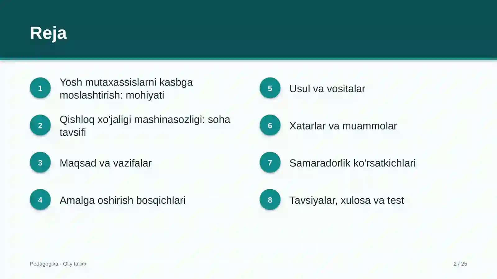 qishloq xo'jaligi mashinasozligida yosh mutaxassislarni kasbga moslashtirish 9100 2