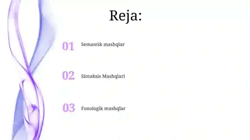 Sintaksis Mashqlari 2
