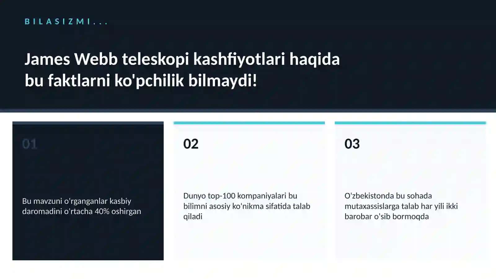 James Webb teleskopi kashfiyotlari 2