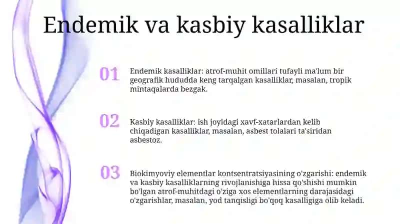 Biogen Elementlar Konsentratsiyasi O'Zgarishi Bilan Boģliq Endemik Va Kasb Kasalliklari 2