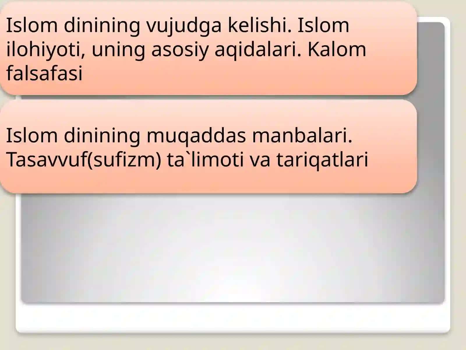 Islom Ta`limoti Asoslari 2