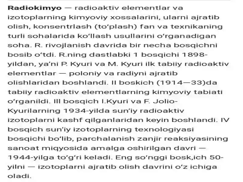 Radiokimyo 2