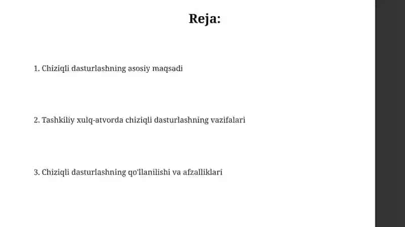Chiziqli dasturlashning asosiy maqsadi 2